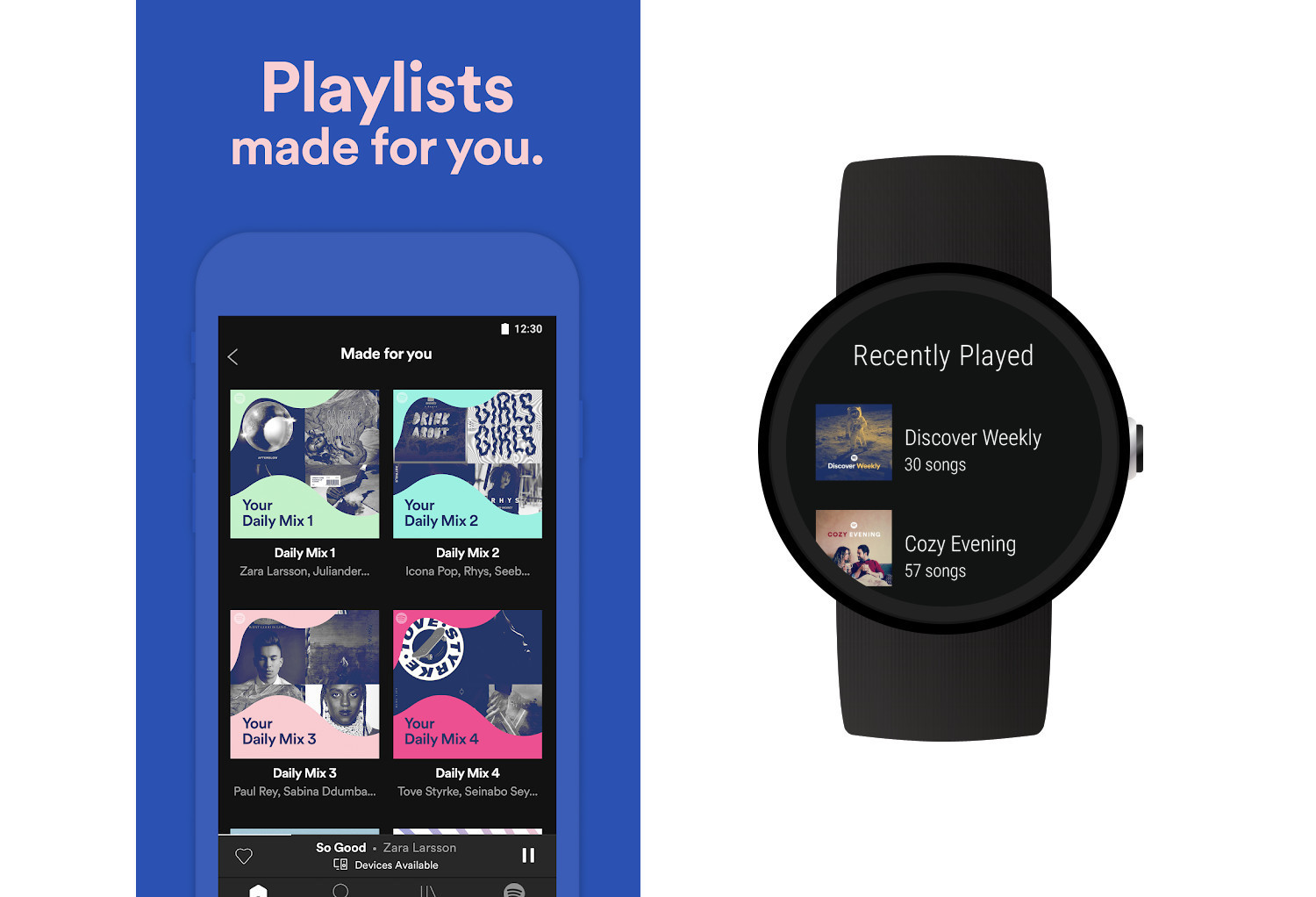 Does spotify let you download music mp3 player