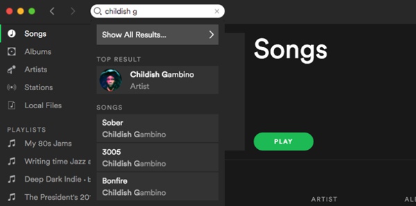 Spotify App Not Searching